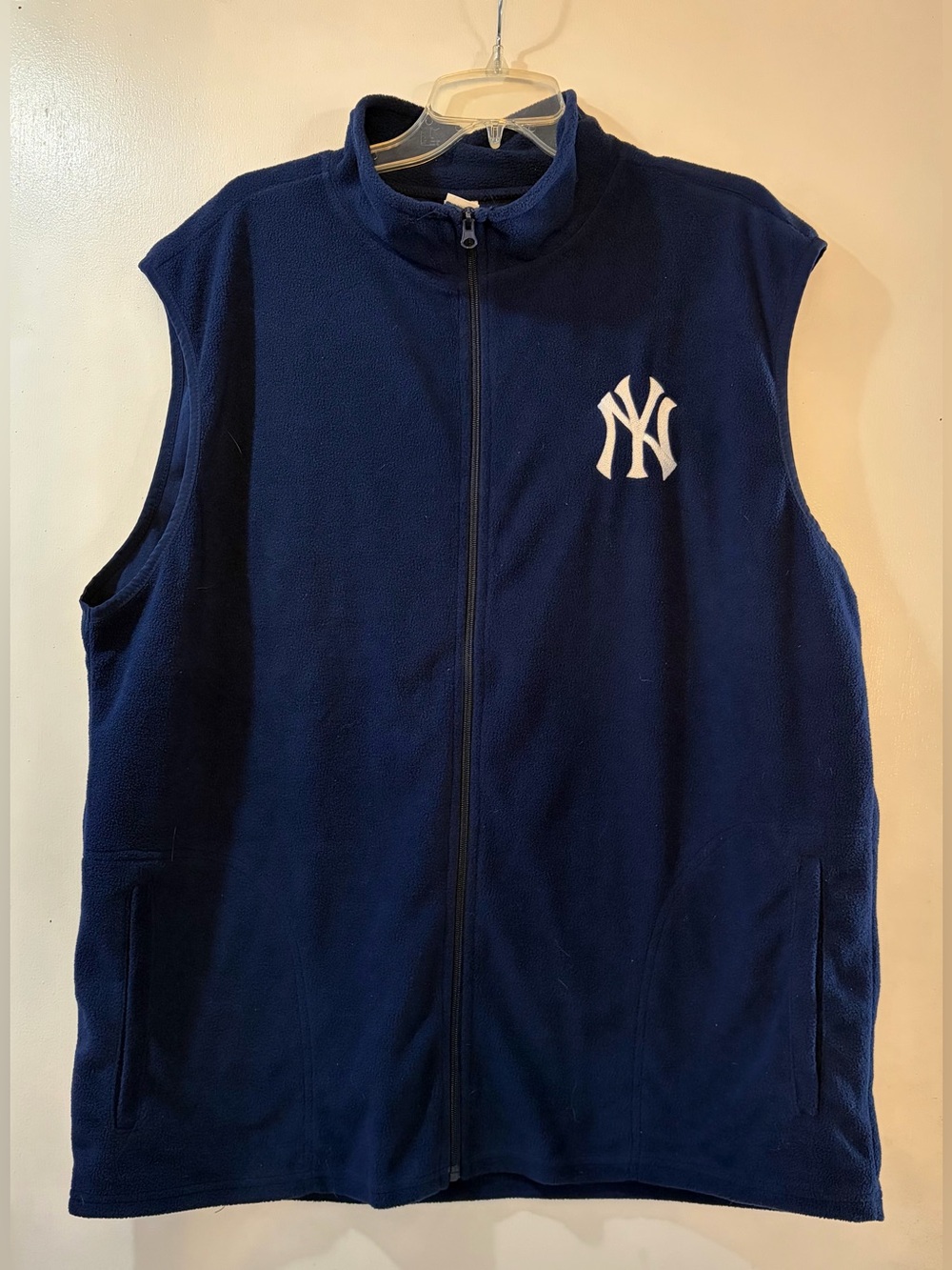 New York Yankees Baby Ruth Fleece Vest Mens Size XL